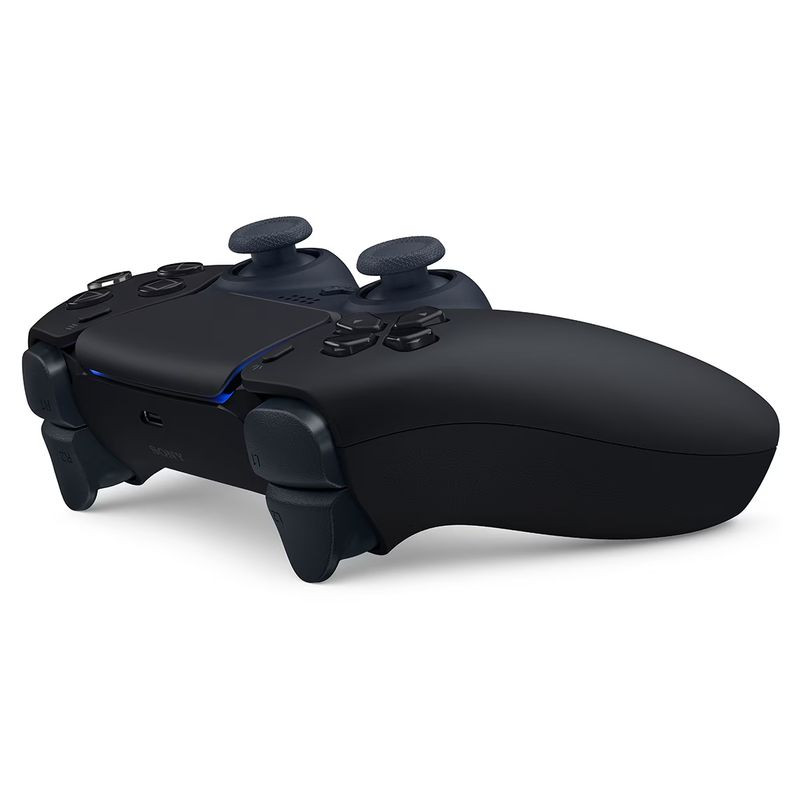 Sony DualSense v3 Midnight Black para PS5, acabamento preto fosco, luzes LED azuis, touchpad central, analógicos simétricos e botões icônicos triangulares - Item2