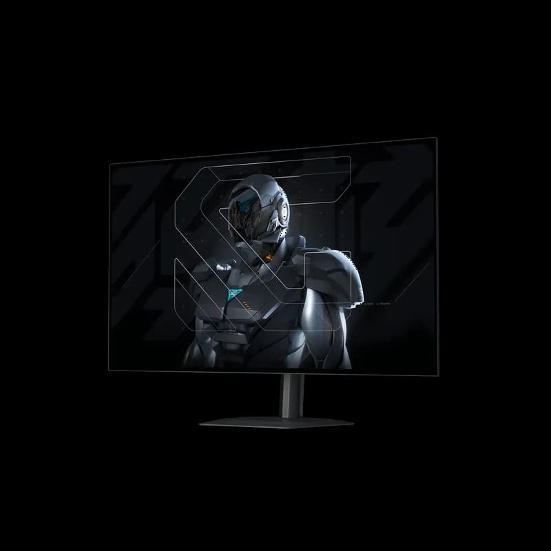 GIGABYTE MO27Q28G 27 OLED QHD com HDR True Black 500, bordas finas e base robusta; imagem profunda com pretos intensos, ideal para jogos