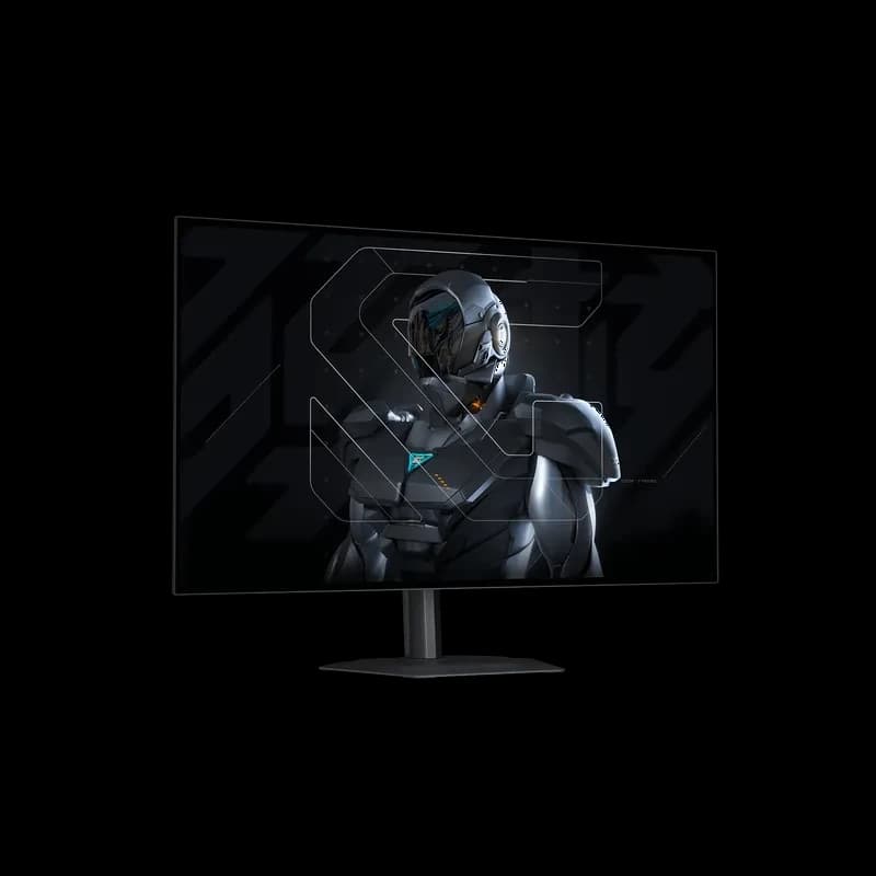 GIGABYTE MO27Q28G 27 OLED QHD com HDR True Black 500, contraste profundo e cores vibrantes. Design gamer minimalista com bordas finas e base robusta