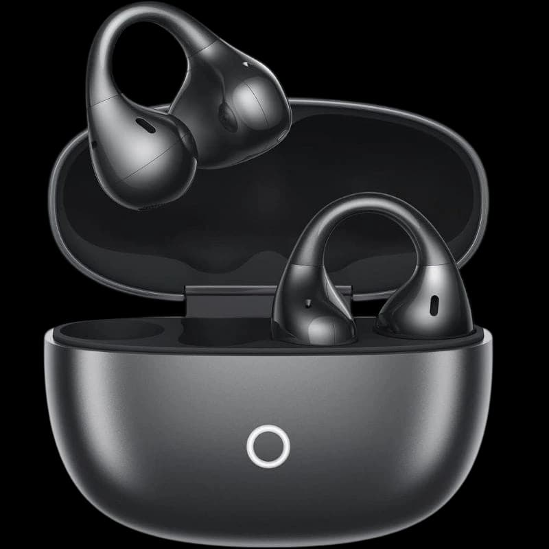 Realme buds OpenWear Clip Negro Reducción de ruido con IA - Auriculares Bluetooth