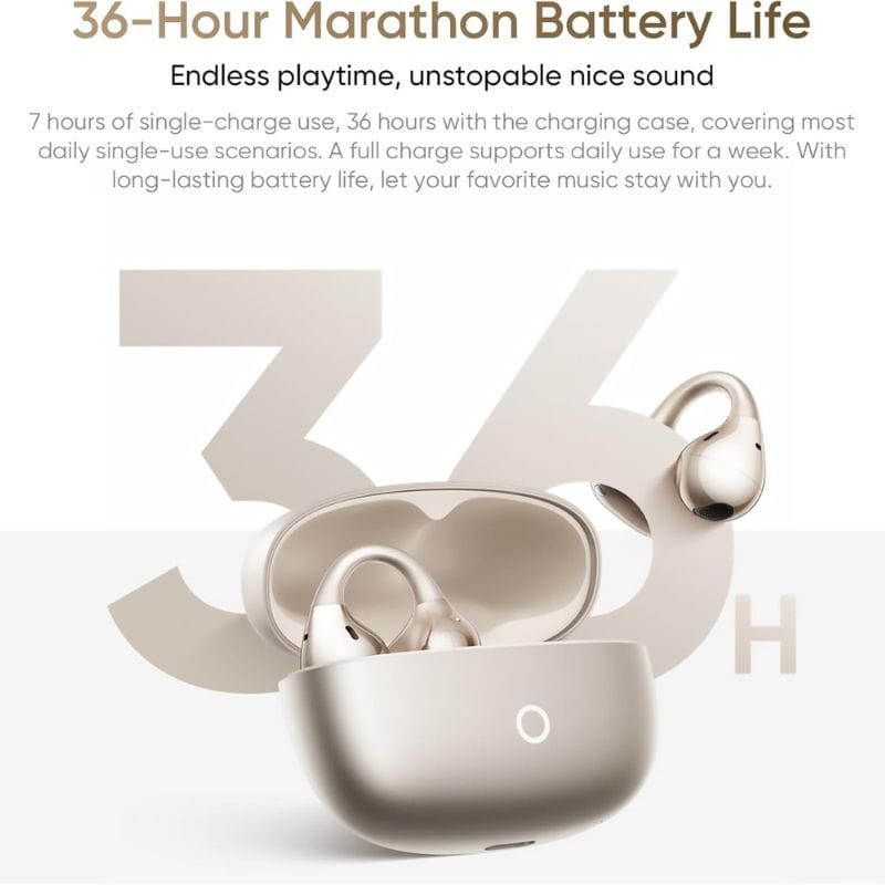 Realme buds OpenWear Clip Preto Redução de ruído com IA - Auriculares Bluetooth - Item4