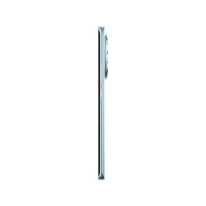 Xiaomi Redmi Note 15 5G 8GB/512GB Azul visto de perfil, cuerpo delgado color azul claro, botones de volumen y encendido, módulo de cámara trasera