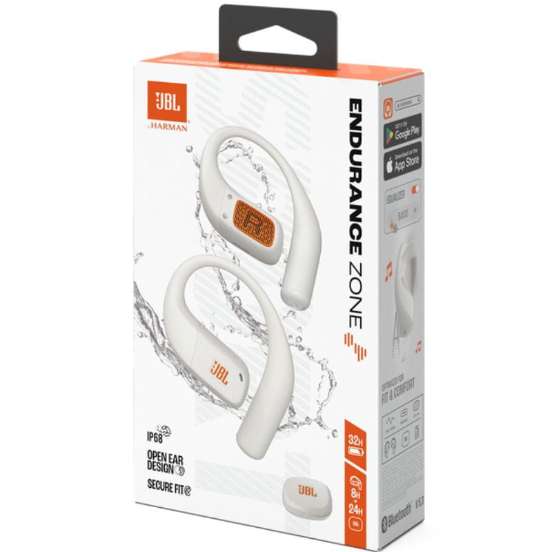 JBL Endurance Zone OpenWear TWS Blanc - Écouteurs sans fil pour le sport - Ítem4