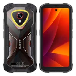 Smartphone robuste noir-gris Cubot KingKong Mini 4, coque renforcée antichoc, écran compact, double caméra arrière, 8 Go RAM, 256 Go, lampe de camping