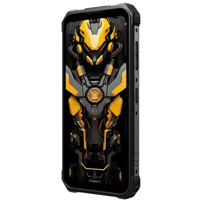 Fossibot F110L 128 Go noir robuste avec coque renforcée, grand haut‑parleur 128 dB, double capteur arrière et écran bord à bord au design futuriste - Ítem3