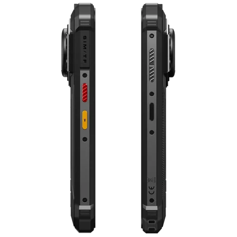 Fossibot F110L 128 Go noir robuste avec coque renforcée, grand haut‑parleur 128 dB, double capteur arrière et écran bord à bord au design futuriste - Ítem6