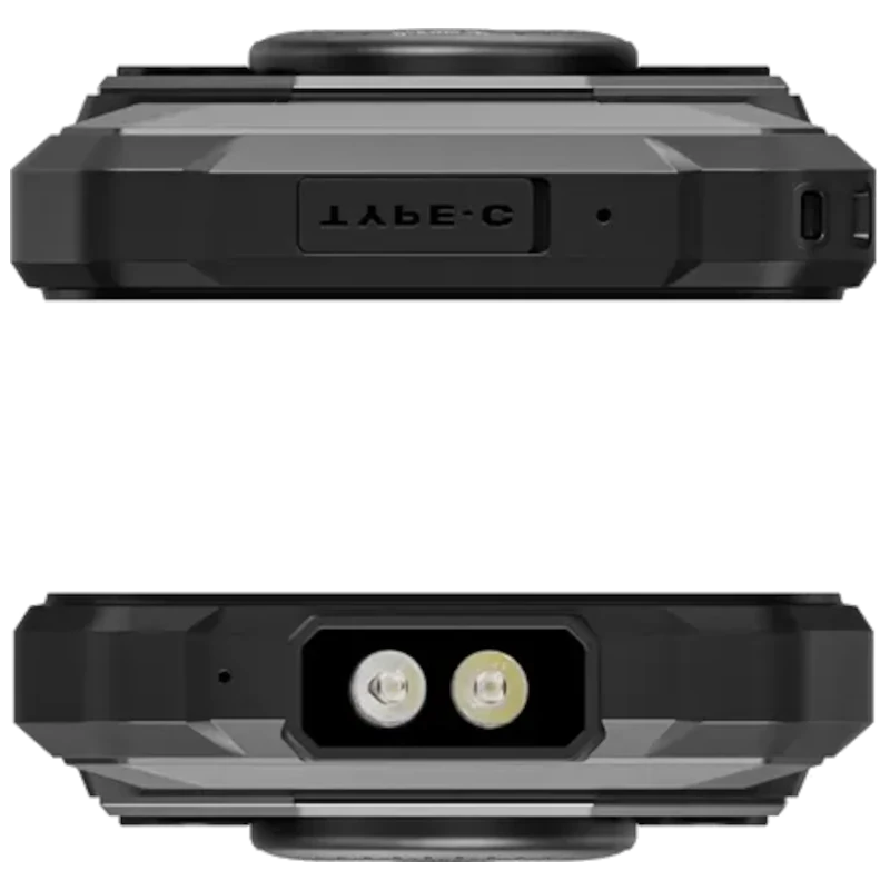 Fossibot F110L 128 Go noir robuste avec coque renforcée, grand haut‑parleur 128 dB, double capteur arrière et écran bord à bord au design futuriste - Ítem7