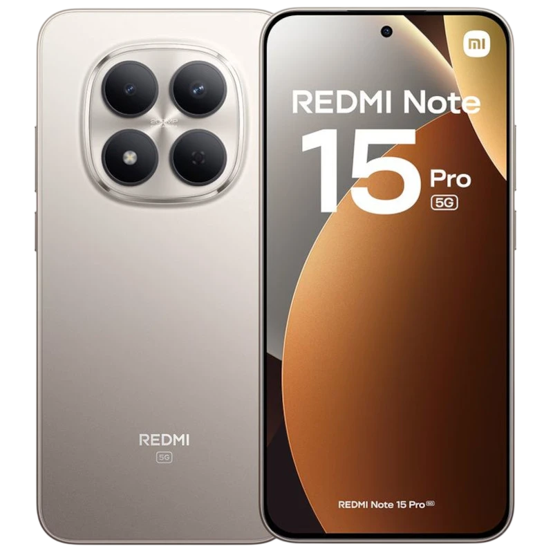 Xiaomi Redmi Note 15 Pro 5G 512GB Titanio Cámara de 200 Mpx con mejoras por IA 8GB RAM - Ítem