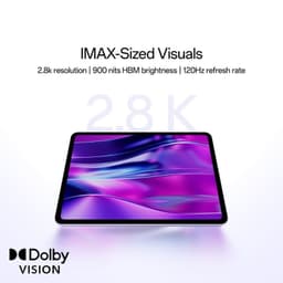 Oneplus Pad Go 2 12,1 pulgadas WiFi negro con pantalla 2.8K, 120 Hz, brillo 900 nits HBM y Dolby Vision, bordes finos y diseño moderno en color negro