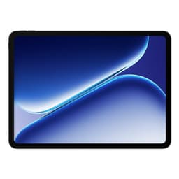 Oneplus Pad Go 2 12,1 pulgadas negro con pantalla grande de biseles delgados, bordes redondeados y cámara frontal centrada; diseño minimalista en azul y negro