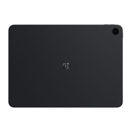 Tableta Oneplus Pad Go 2 negra vista trasera, acabado mate, cámara única en esquina superior derecha y logo centrado; diseño minimalista de 12,1 pulgadas