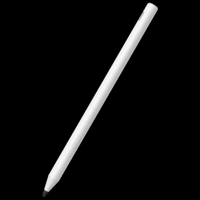 Oneplus Pad Go 2 Pen Blanc - Stylet élégant blanc, corps fin mat, pointe précise grise, design minimaliste pour écriture et dessin fluides