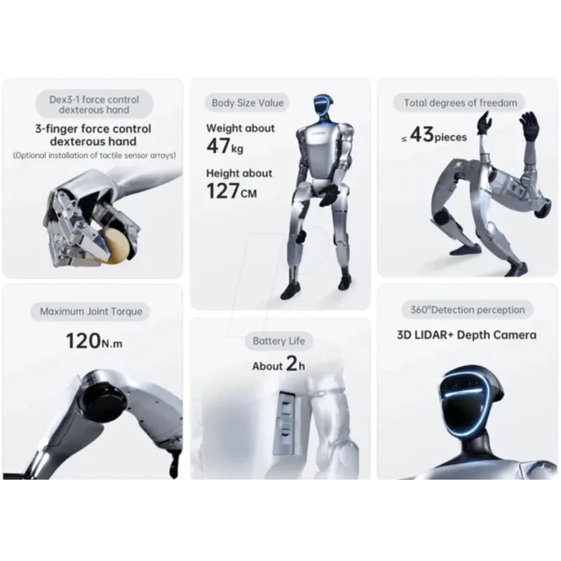 Unitree G1 Basic - Robô Humanóide de Última Geração - Item6