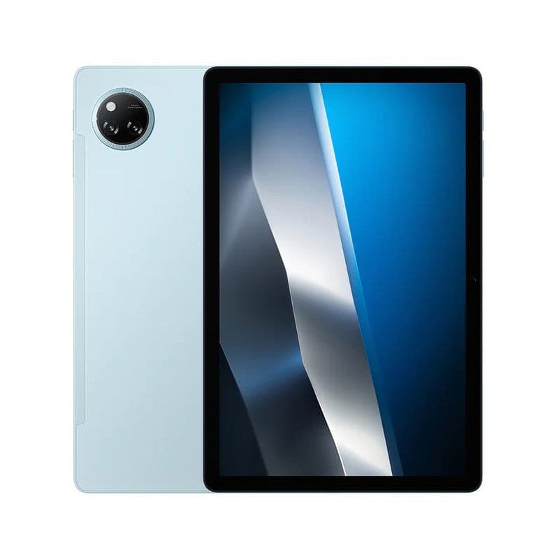 Doogee Tab A9 Pro+ 11 pouces bleu ciel avec grand écran bord fin, dos mat, module photo circulaire, 6 Go RAM et 128 Go de stockage WiFi édition VIP