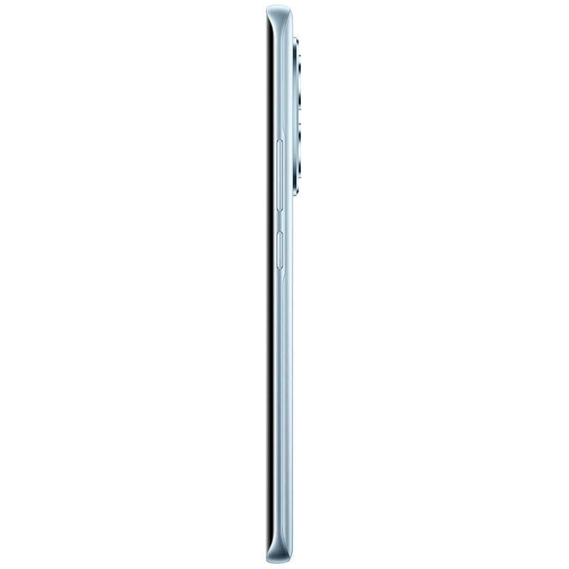 Xiaomi Redmi Note 15 4G 8GB/256GB Azul visto de perfil; cuerpo delgado en azul claro, botones de volumen y encendido a la derecha, módulo de cámara