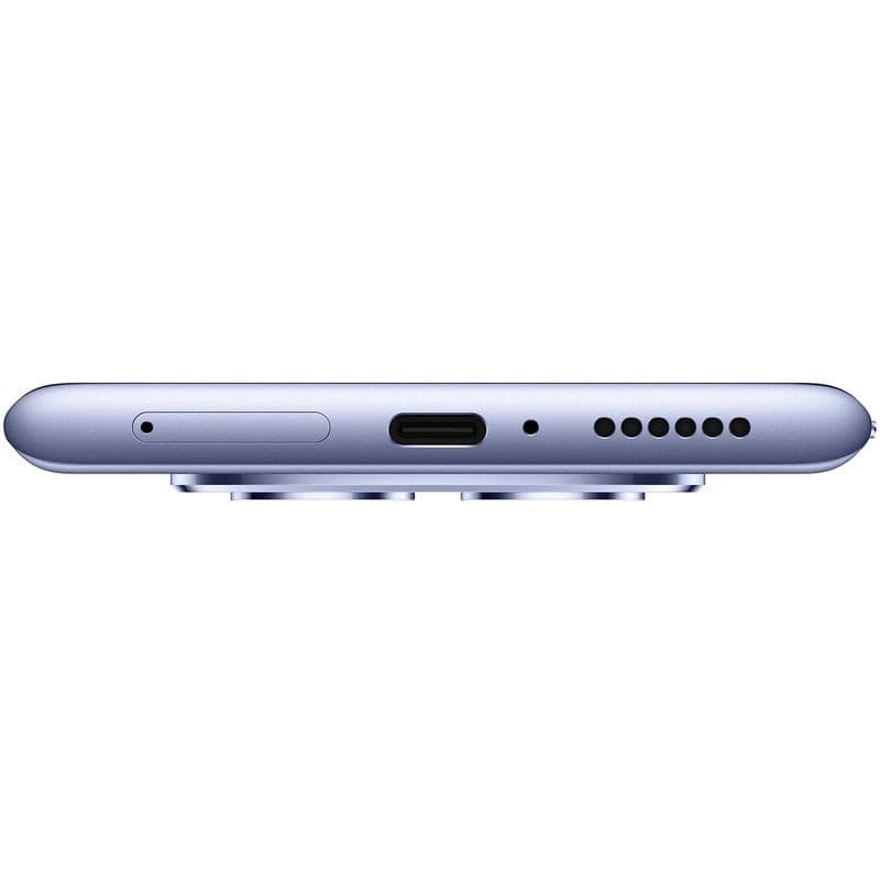 Port inférieur du Xiaomi Redmi Note 15 4G lilas avec USB‑C centré, grille de haut‑parleur, tiroir SIM et double module photo légèrement proéminent