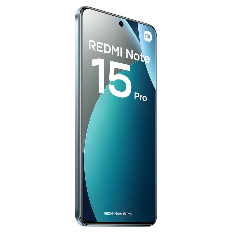 Xiaomi Redmi Note 15 Pro 4G azul com tela ampla de bordas finas, câmera traseira quádrupla em módulo circular e acabamento metálico elegante - Item3