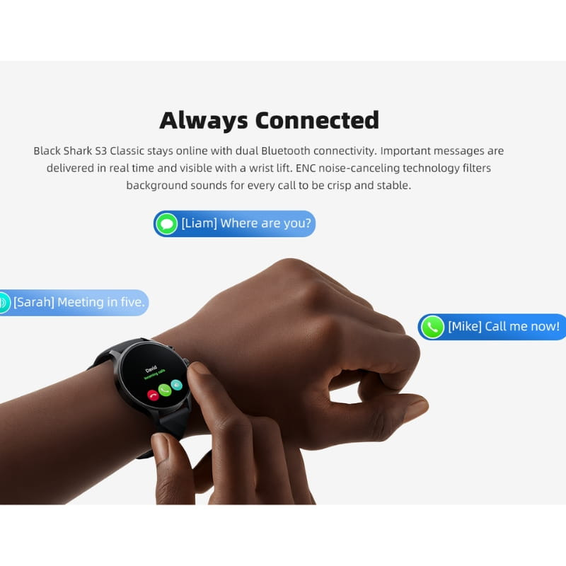 Black Shark S3 Classic Negro - Reloj Inteligente - Ítem7
