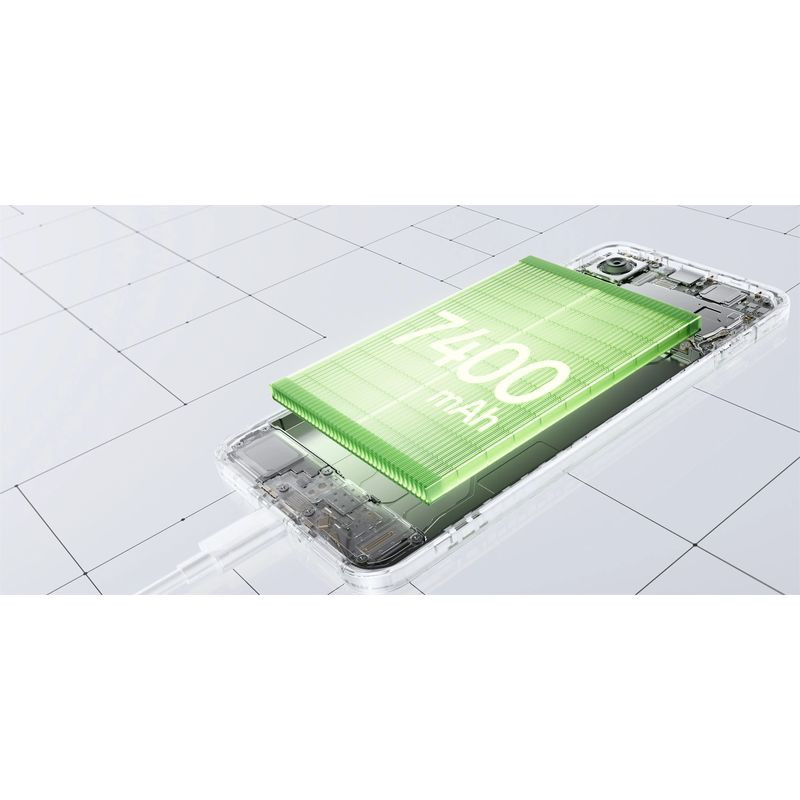 Oneplus 15R 5G 12GB/256GB Preto com tela ampla de bordas finas, câmera dupla traseira com flash, furo central para câmera frontal e acabamento fosco elegante - Item8