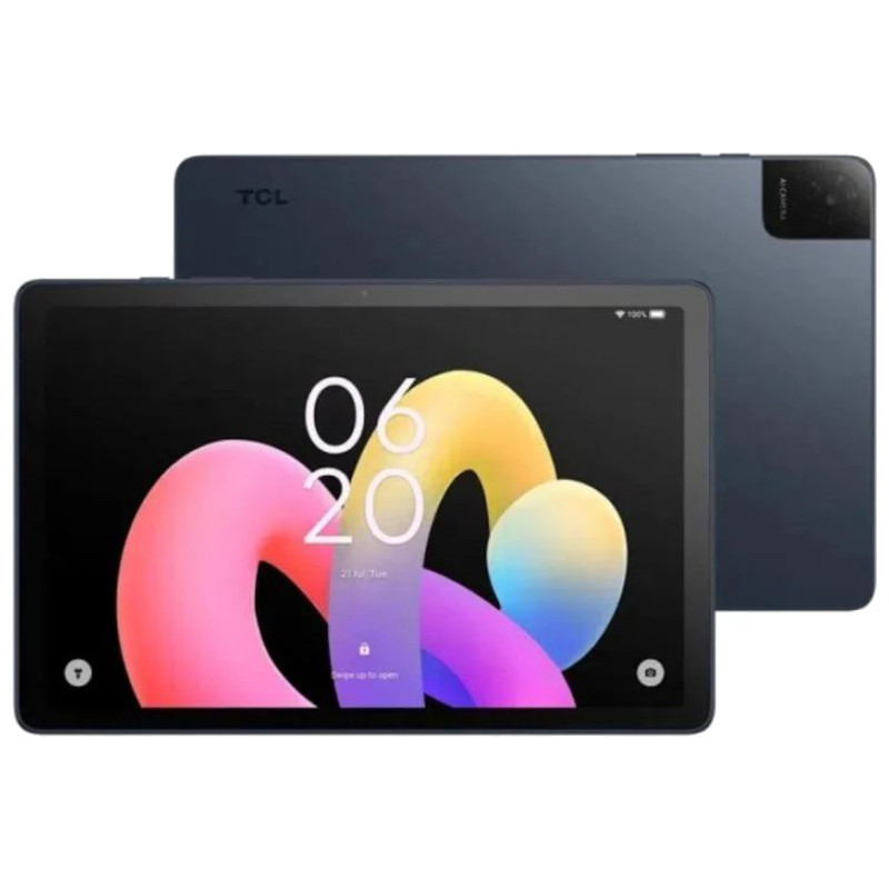 TCL TAB 10L Gen 4 cinza antracite com tela 10,1 polegadas, bordas finas, câmera traseira discreta e frontal centralizada, design fino e moderno - Item