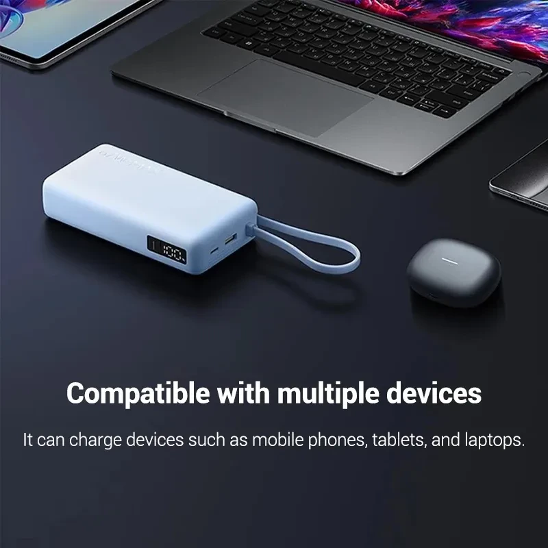 Xiaomi 67W Power Bank 20000 (Câble intégré) Bleu glacier - Ítem5