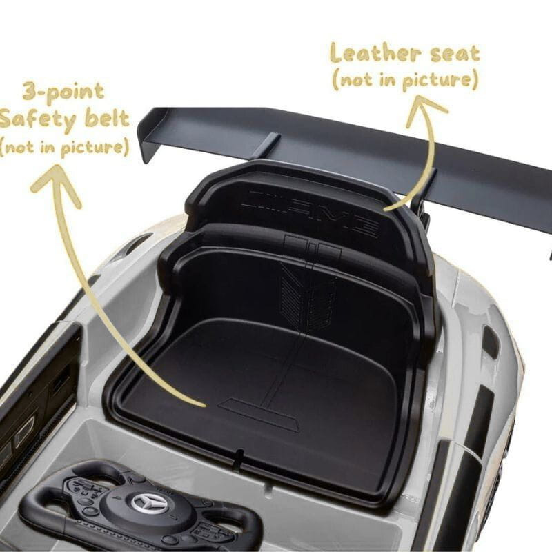 Mercedes AMG GT3 Gris Voiture électrique pour enfants - Ítem5