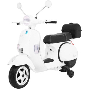 Vespa PX150 12V Blanca - Moto eléctrica para niños