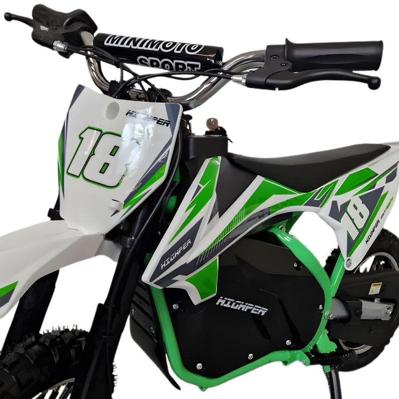 Moto cross 36 V Verte - Moto électrique pour enfants - Ítem1