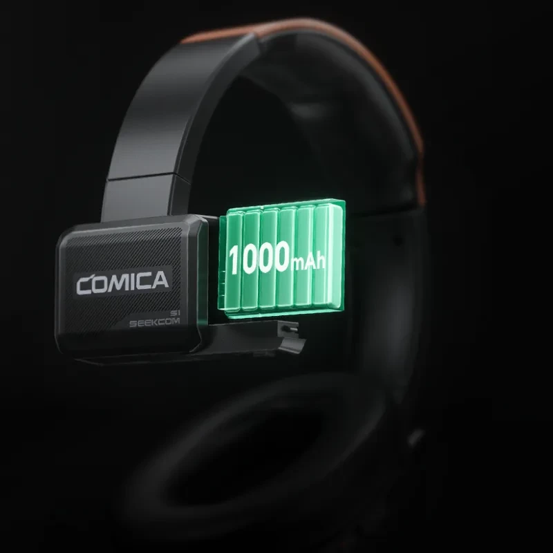 COMICA Seekcom S1 Sistema Intercom con Micrófono Inalámbrico y Auricular Profesional - Ítem5