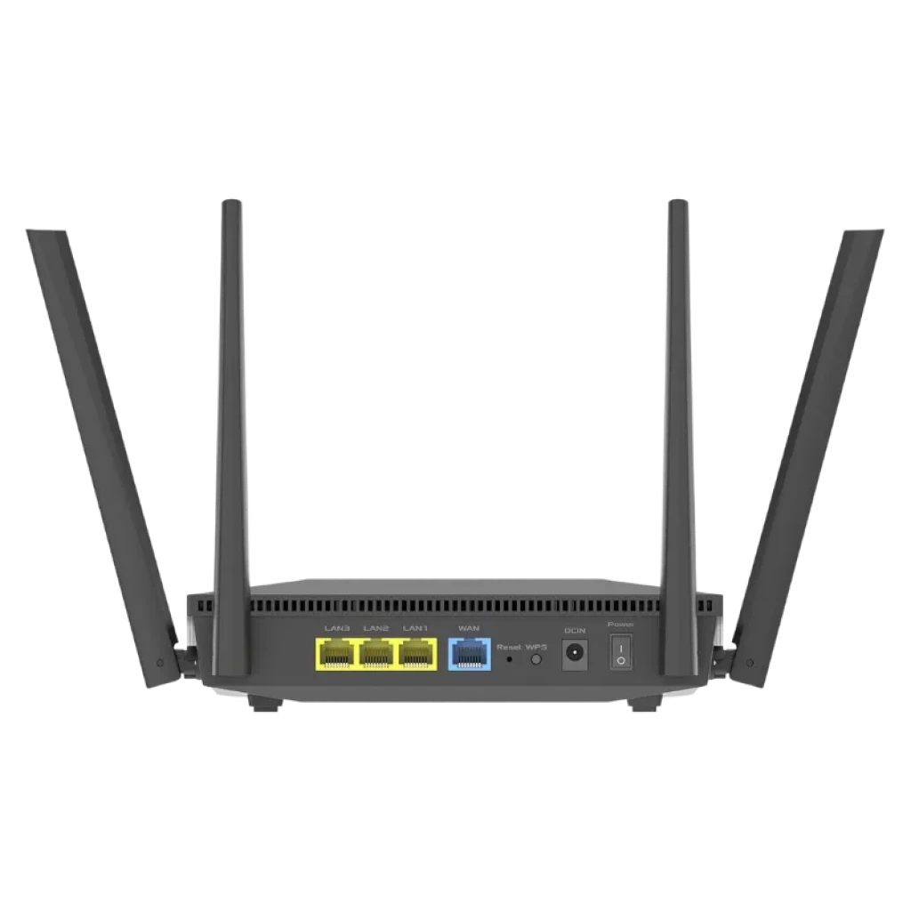 Router ASUS RT-AX52 Pro WiFi 6 preto com quatro antenas externas - Item2