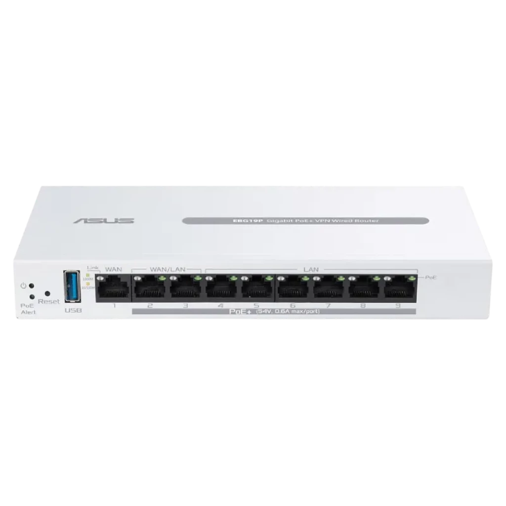 Passerelle VPN ASUS ExpertWiFi EBG19P avec 8 ports PoE+ - Ítem1