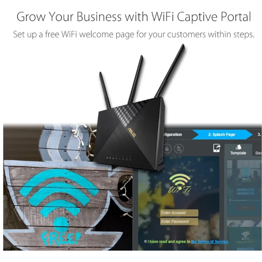 Router ASUS 4G-AX56 WiFi 6 con antenas externas desmontables - Ítem5