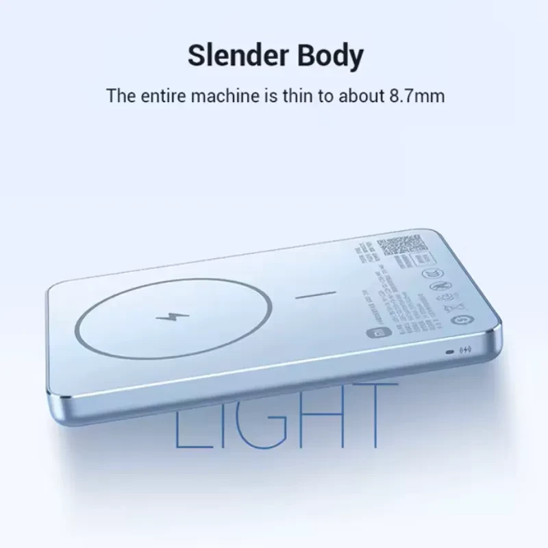 Xiaomi Ultra Slim Magnetic Power Bank 5000mAh 22,5W Bleu - Ítem3