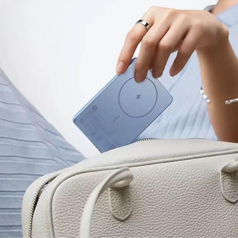 Xiaomi Ultra Slim Magnetic Power Bank 5000mAh 22,5W Bleu - Ítem2