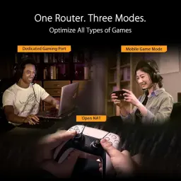 ASUS TUF Gaming BE3600 WiFi 7 router de doble banda con puerto gaming dedicado, modo juegos móviles y Open NAT