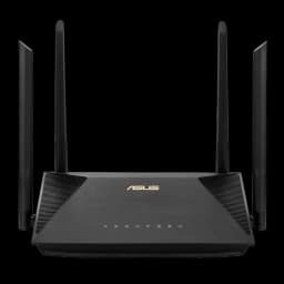 Router ASUS RT-AX53U negro con 4 antenas externas