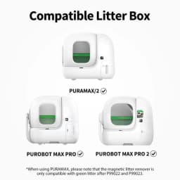 Imagen ilustrativa de los areneros autolimpiables compatibles con el PETKIT Set Recogedor Magnético de Arena de Gatos P99022