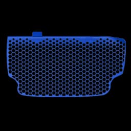 Vista del PETKIT Standard Litter Sifter 99032 con tamiz para partículas pequeñas, en color azul