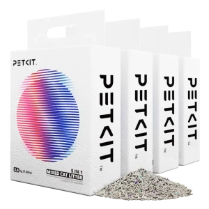PETKIT Litière mixte pour chats 5 en 1 (lot de 4)