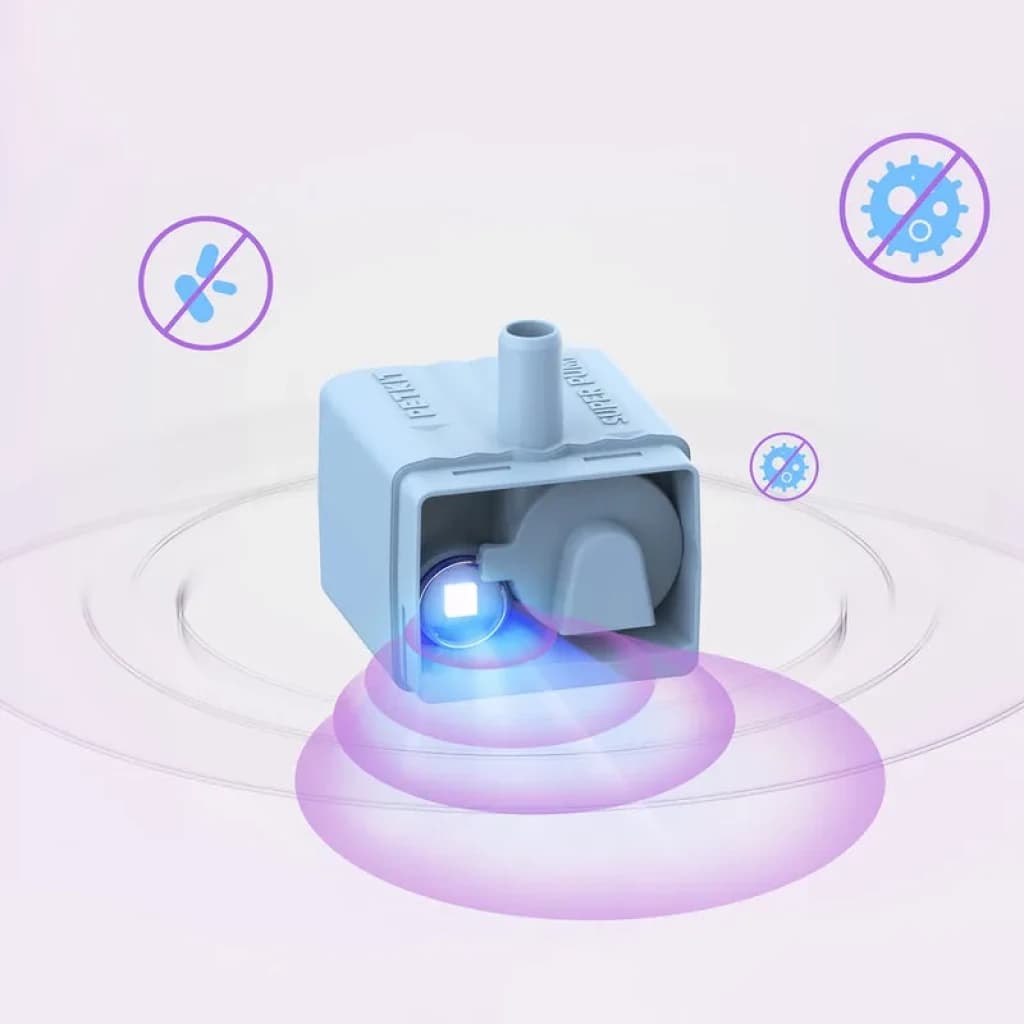 Sistema de esterilización UVC y prefiltro de la bomba PETKIT P4113