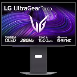 LG 27GX700A-B écran gaming 26,5 pouces OLED QHD, bords fins, pied réglable, logo UltraGear, annonces 280 Hz, jusquà 1500 nits et compatibilité G-Sync