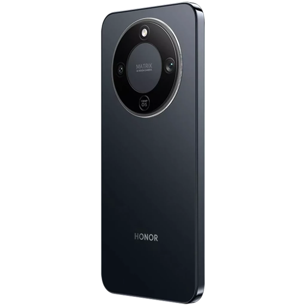 Honor Magic8 Lite 5G negro con pantalla casi sin bordes y cámara trasera circular Matrix; diseño elegante, 256GB, 8GB RAM, batería 7500 mAh, resistente - Ítem5