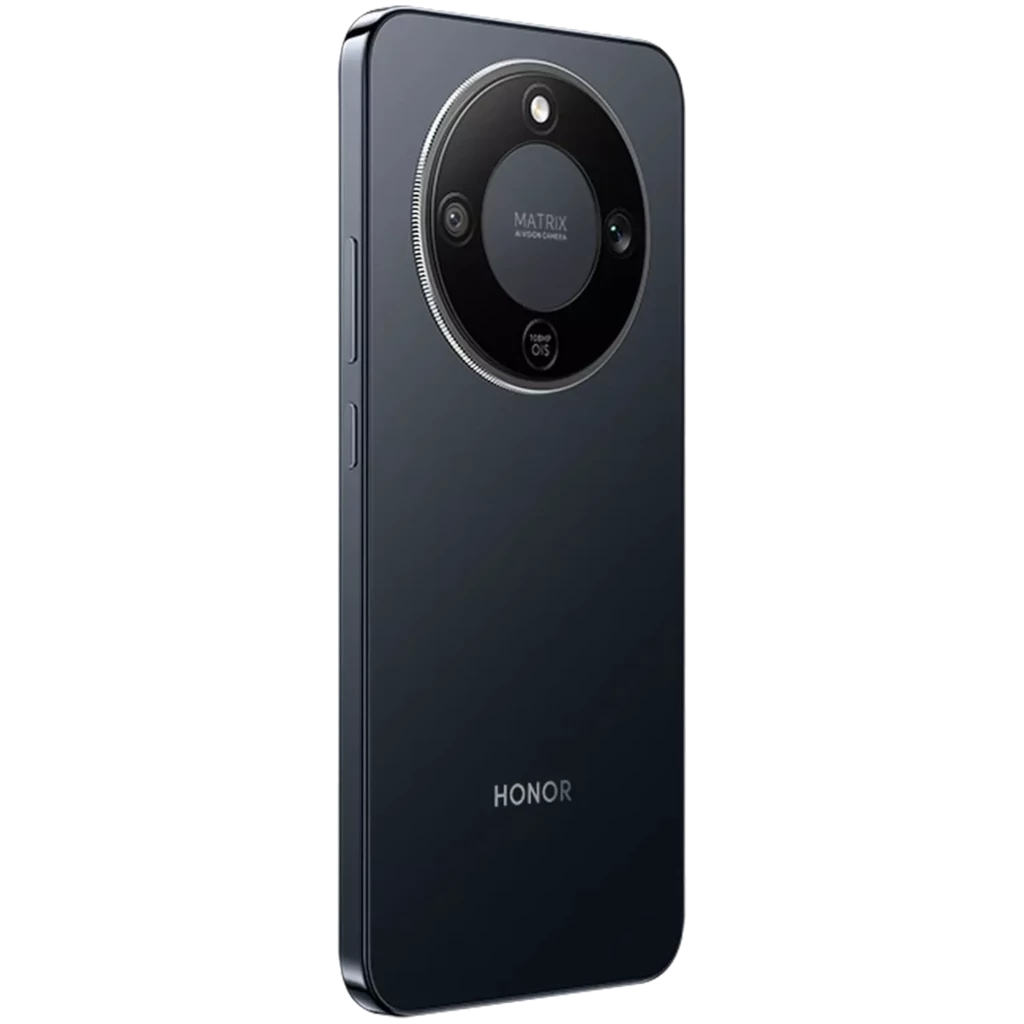 Honor Magic8 Lite 5G negro con pantalla casi sin bordes y cámara trasera circular Matrix; diseño elegante, 256GB, 8GB RAM, batería 7500 mAh, resistente - Ítem6