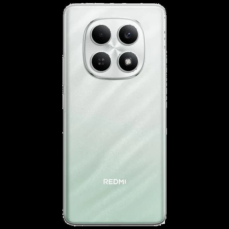 Dos vert Xiaomi Redmi Note 15 4G avec module photo carré à deux capteurs proéminents et finition nacrée, logo REDMI centré en bas