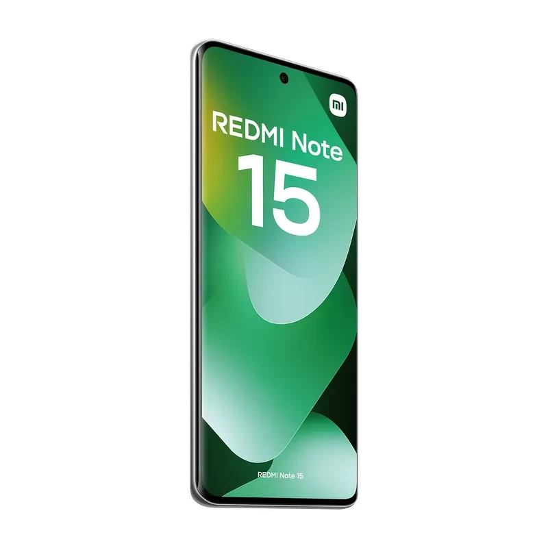 Xiaomi Redmi Note 15 vert avec écran OLED FullHD+ bord à bord, poinçon centré et module photo arrière carré quad-caméra, design élégant et fin - Ítem4
