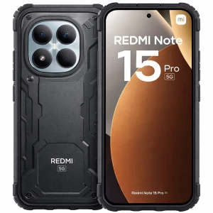 Capa de silicone reforçada Xiaomi Redmi Note 15 Pro 5G transparente com bordas elevadas, cantos reforçados, recortes precisos e proteção da câmera em aro elevado