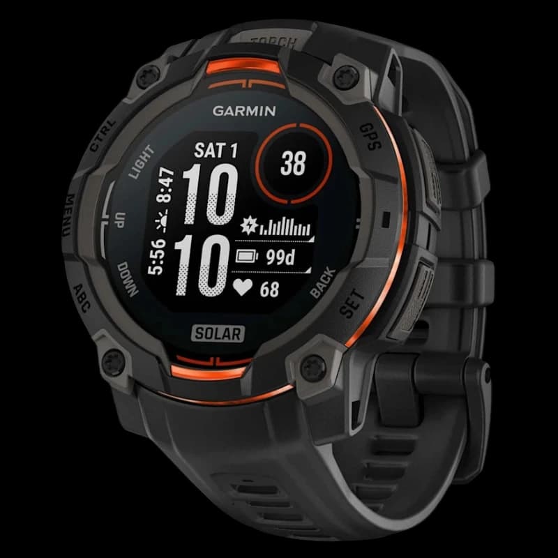 Garmin Instinct 3 45mm Solar Preto