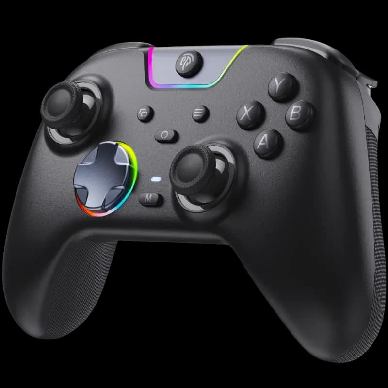 EasySMX X05 Pro PC Gamepad Noir - Manette multi-plateforme avec triple connexion 2,4 GHz/Bluetooth/USB-C