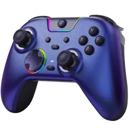 EasySMX X05 Pro PC Gamepad Violet - Manette multi-plateforme avec triple connexion 2,4 GHz/Bluetooth/USB-C