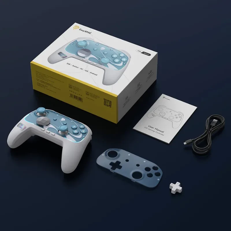 EasySMX S10 Switch Gamepad Blanco - Mando Inalámbrico para Nintendo Switch 2 con Vibración HD - Ítem11